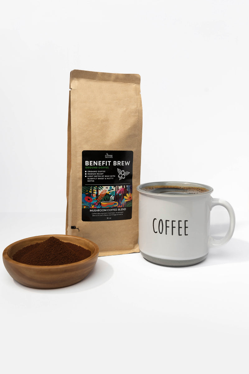 BENEFIT BREW MUSHROOM COFFEE (Small)